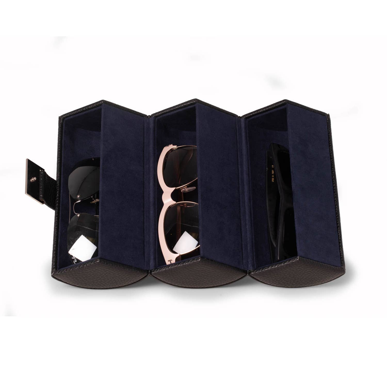 BeyBerk International - Wholesale Eyewear Cases & Holders - Unisex - Leather Travel Sunglass Roll2