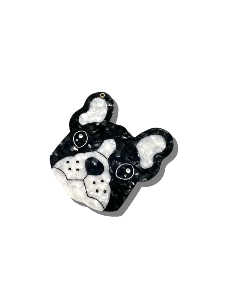 Solar Eclipse - Wholesale Compact Mirror - Hand-painted Frenchie Dog Compact Mirror | Eco-Friendly2