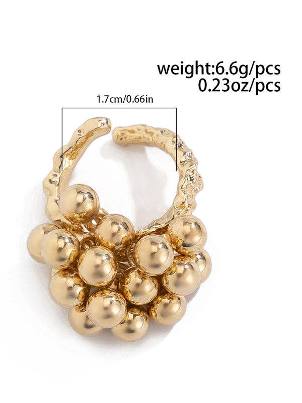 Sheer Trend – Anel de cocktail/declaração por atacado – Acessórios Anéis Geométricos10