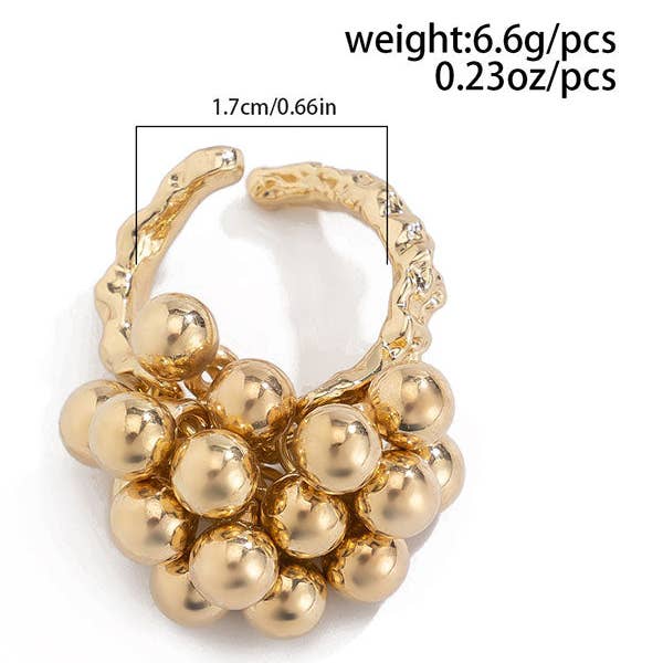 Sheer Trend - Wholesale Cocktail/Statement Ring - Geometric Rings Accessories10