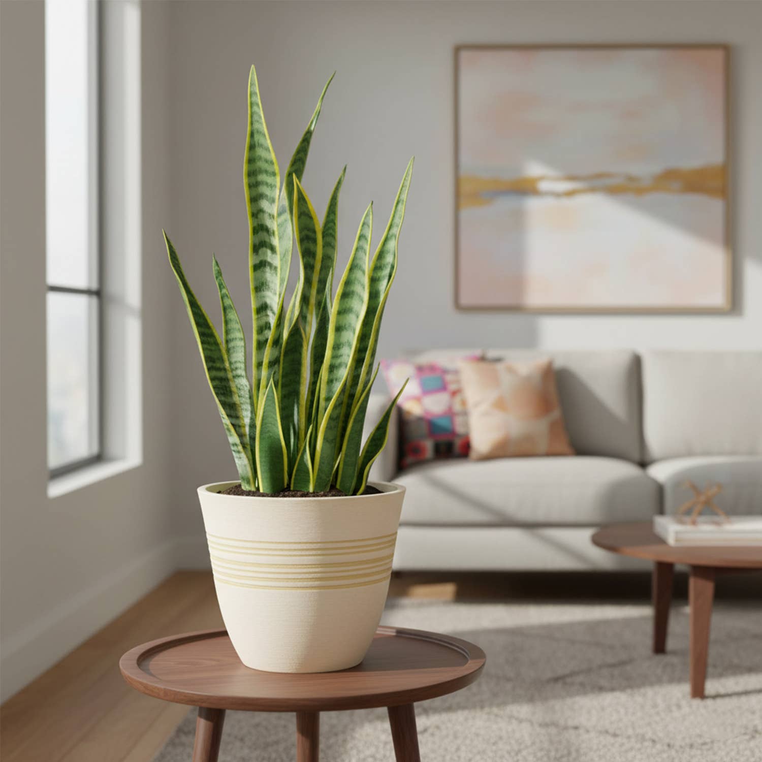 Greenship Garden USA - Wholesale Plant Pot - GreenShip Hand Carved Band Planter, W. 12.21"x H. 10.05"8