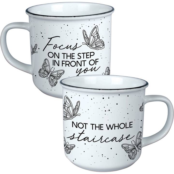 "Focus" Vintage Mug for wholesale by Gift & Garden by Carson