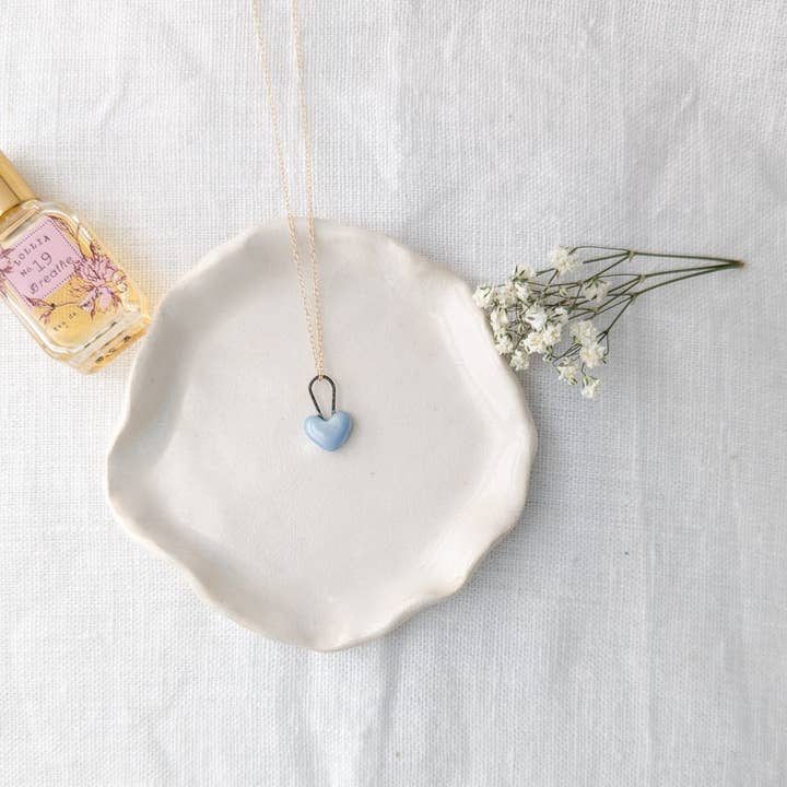 Blue Rochelle – wholesale Locket necklace – Amour Heart "Locket" Necklace