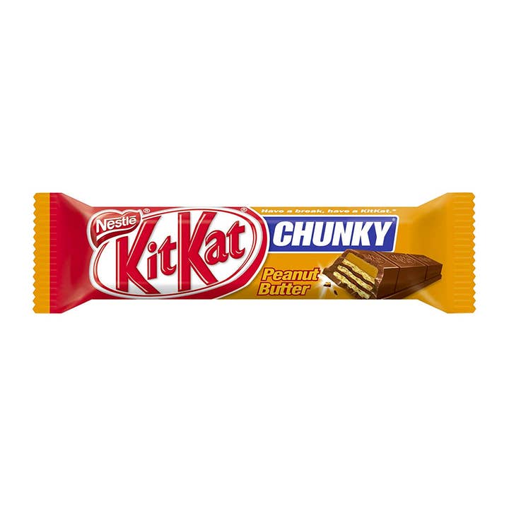 KitKat Chunky Jordnøddesmør (40g) (24ct) for engroshandel hos Pops Distro Inc