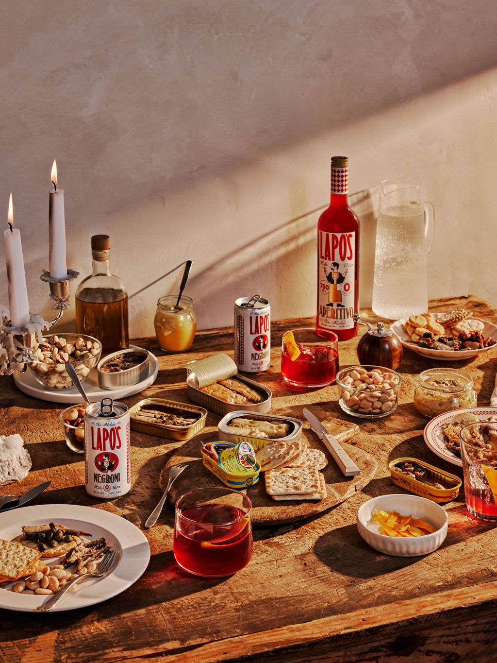 The Zero Proof - Wholesale Non-Alcoholic Aperitif/Mocktail - Lapo's Non-Alcoholic Aperitivo (750 ml bottle)1