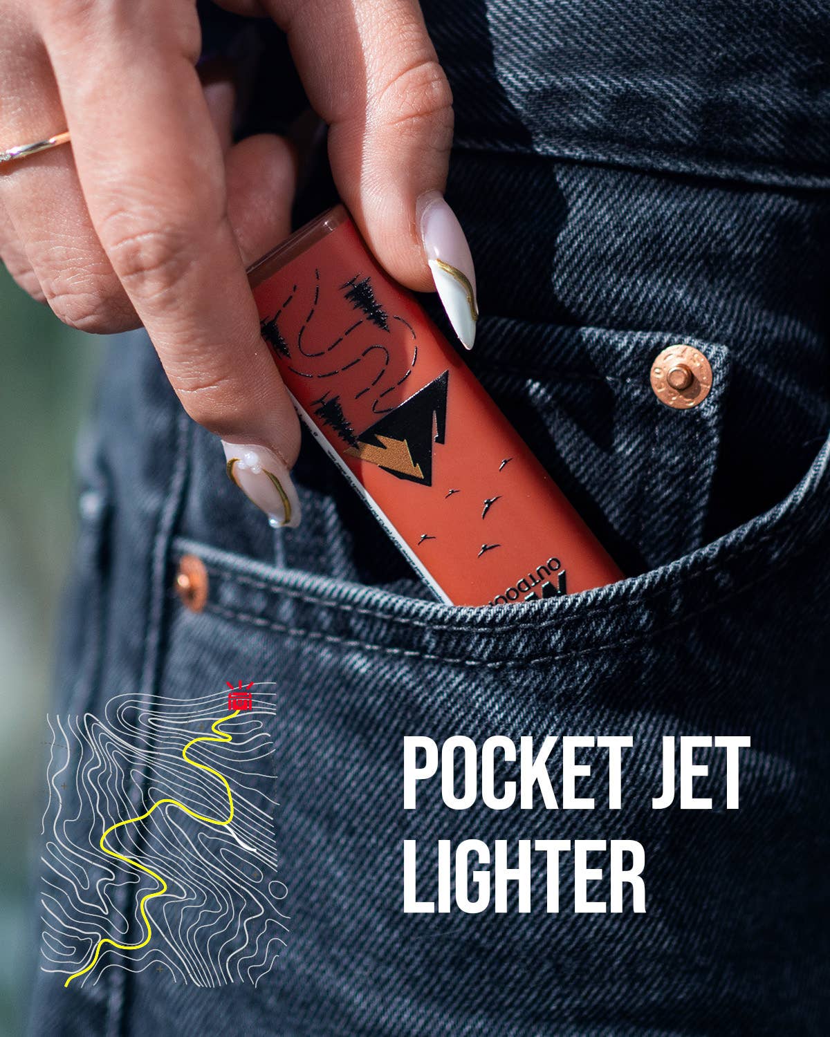 MK Lighter Company – Engroshandel Lighter – MK Lighter Trail Blazer-serien, vindbestandig, lommetænder8