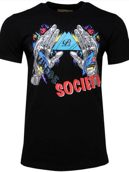 Galactic Hands T-Shirt für Herren für den Großhandel von Privilege Society