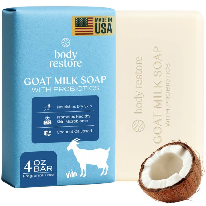 Goat Milk Soap (Unscented) for wholesale by body restore