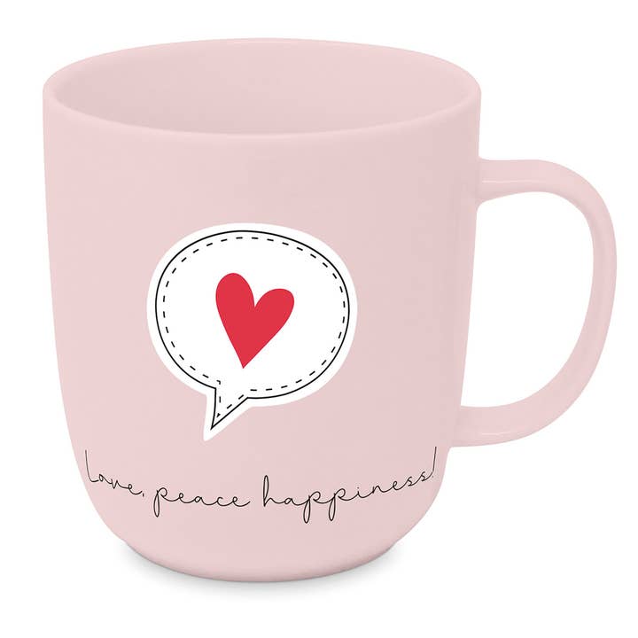 ppd Paperproducts Design GmbH - Wholesale Coffee Mug - Love, peace, happiness Mug 2.0 D@H