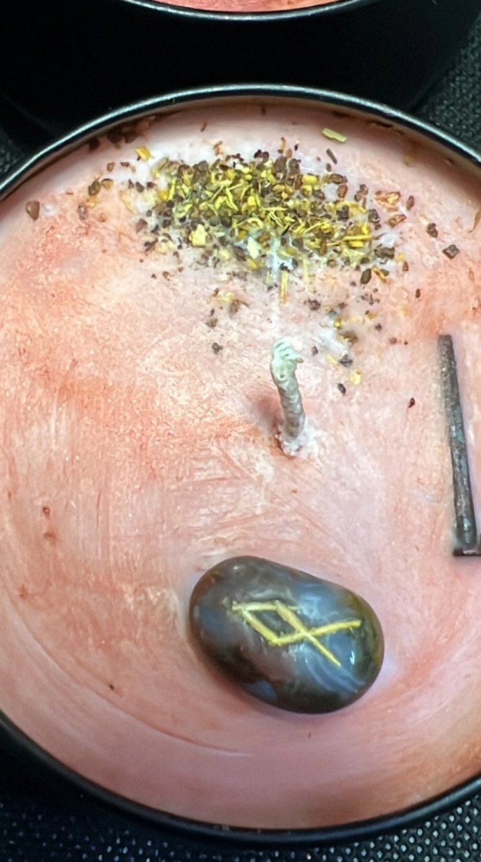 WaterBruja - Wholesale Jar/Filled Candle - Uncrossing Candle, Bloodstone Candle, Jinx Breaker4