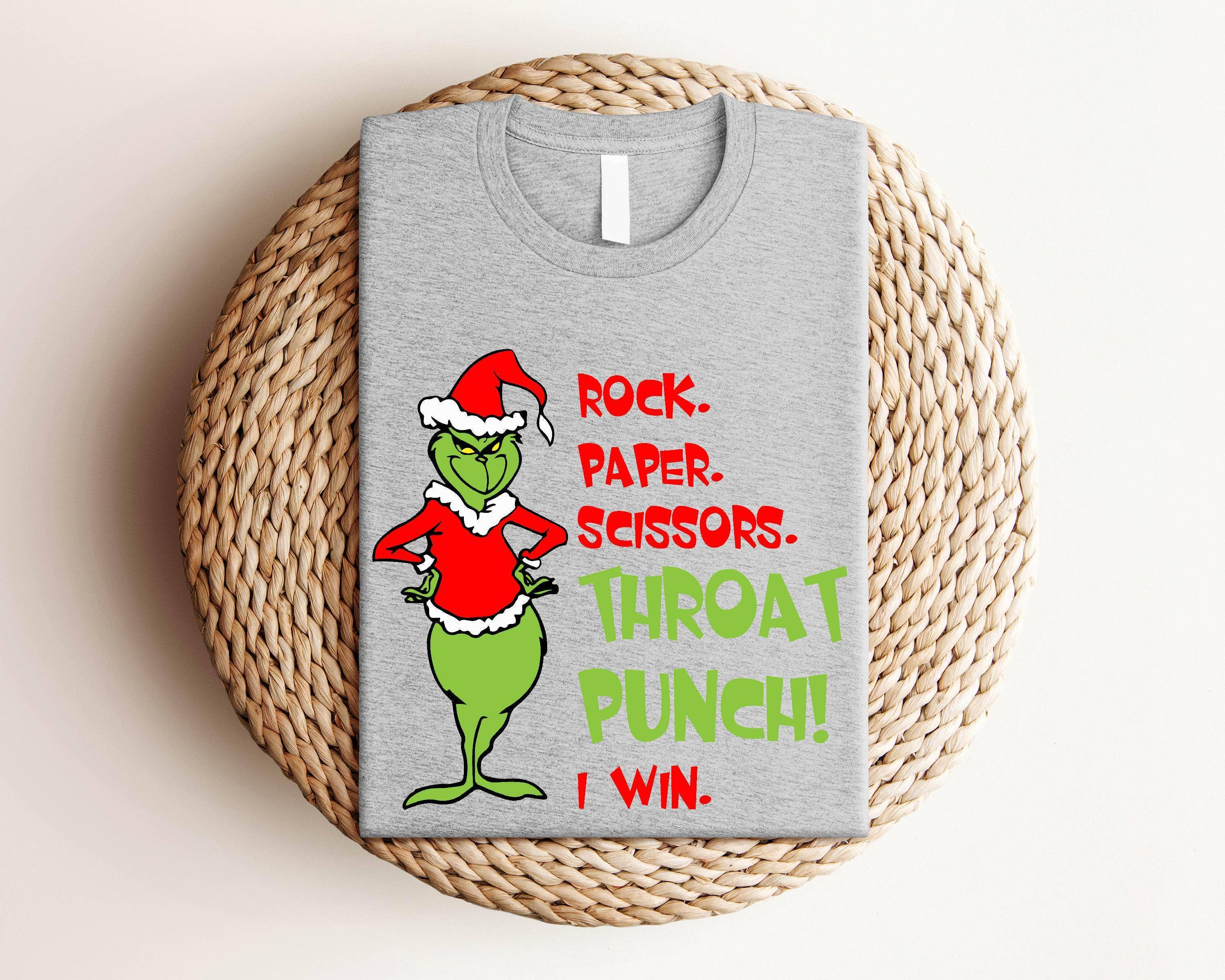 TheKingShirt - Wholesale Graphic Sweatshirt - Women's - Grinchmas Retro Movie Shirt, Matching Christmas Tee3