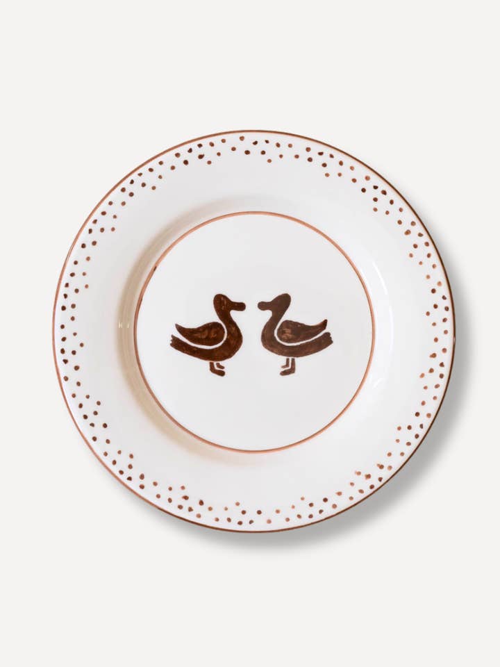 Patos Dessert Plate - WS for wholesale by Valsa Home