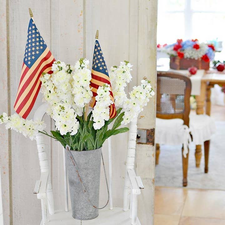 Factory Direct Craft – Engroshandel Flag – Te-farvet look amerikansk pindeflag - Vælg størrelse3