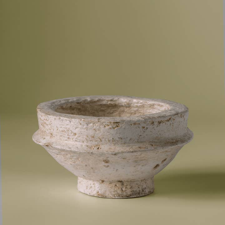 Marble Lotus Original - Wholesale Decorative Plate/Dish/Bowl - Chaand Papermache Bowl (6"x12")3