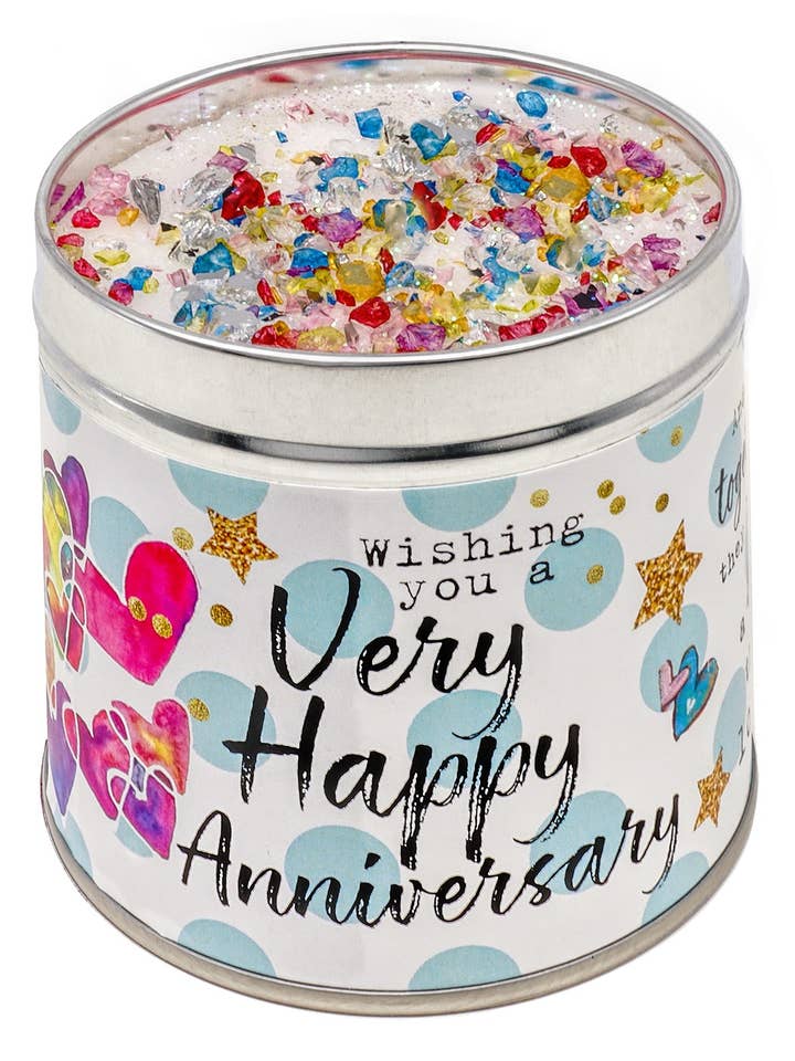 JUST BECAUSE CANDLES – HAPPY ANNIVERSARY for wholesale by Best Kept Secrets