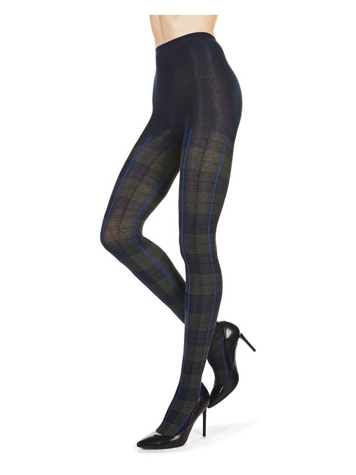 Infinity Classics International Inc. - Wholesale Tights - Women's - MeMoi Glasgow Plaid Sweater Tights10