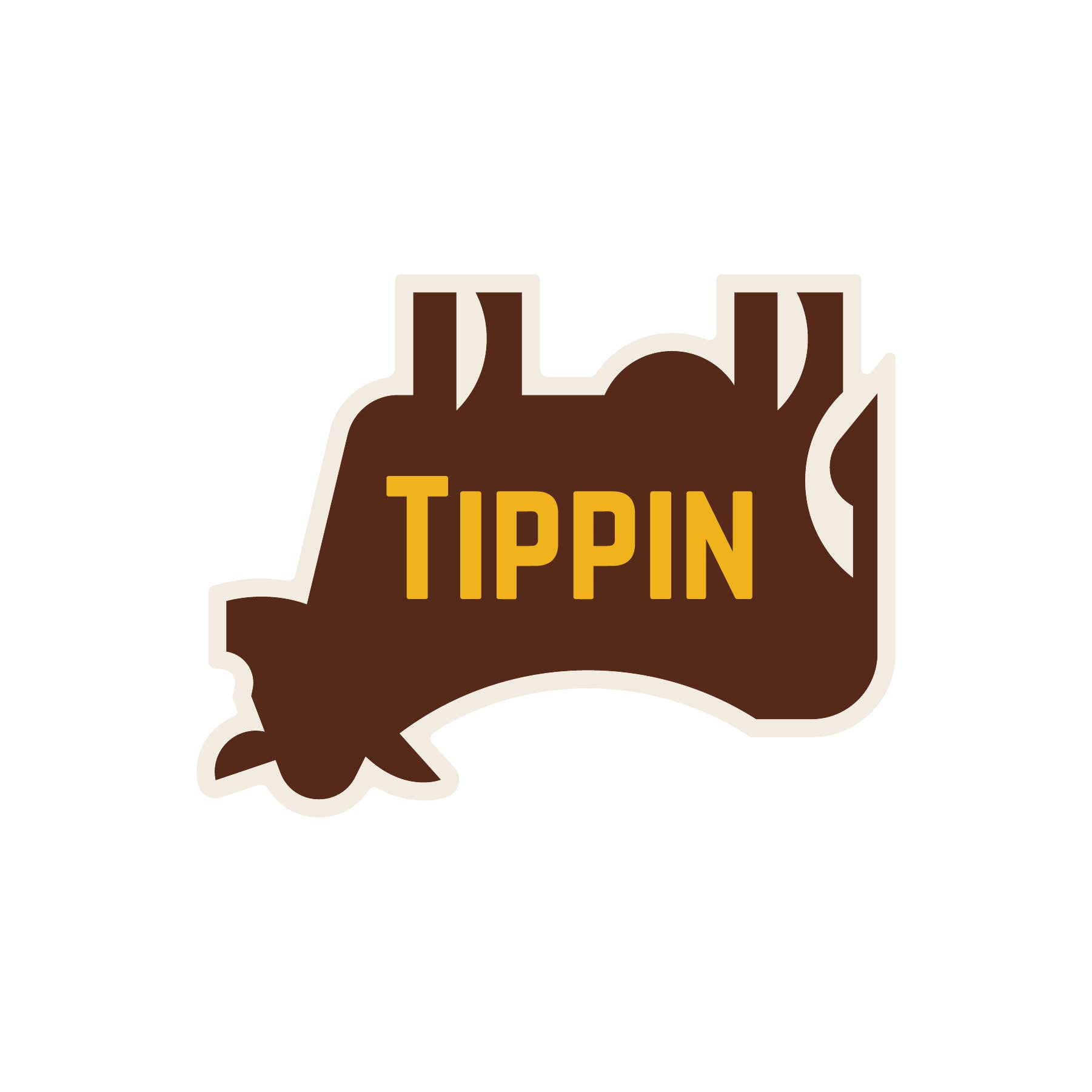 Heartlandia - Vente Autocollant - Sticker Tippin de vache