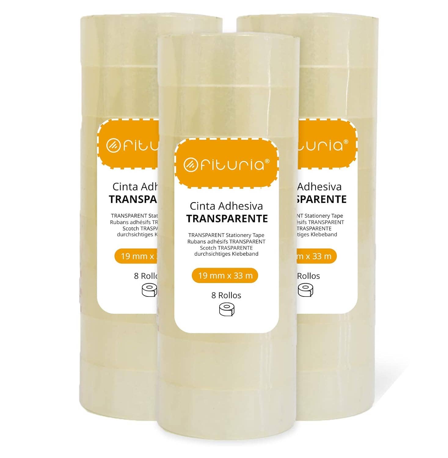 MEDEL OFFICE - Wholesale Tape - Transparent Multipurpose Adhesive Tape 19mm x 33m 24 rolls0