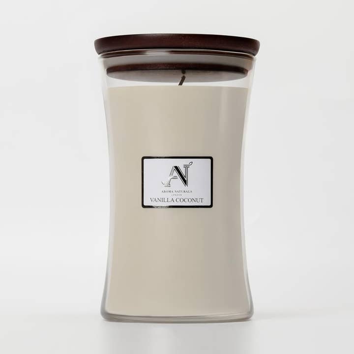 Vela Perfumada de Vainilla y Coco Contemporánea, 607g para venta al por mayor de Aroma Naturals