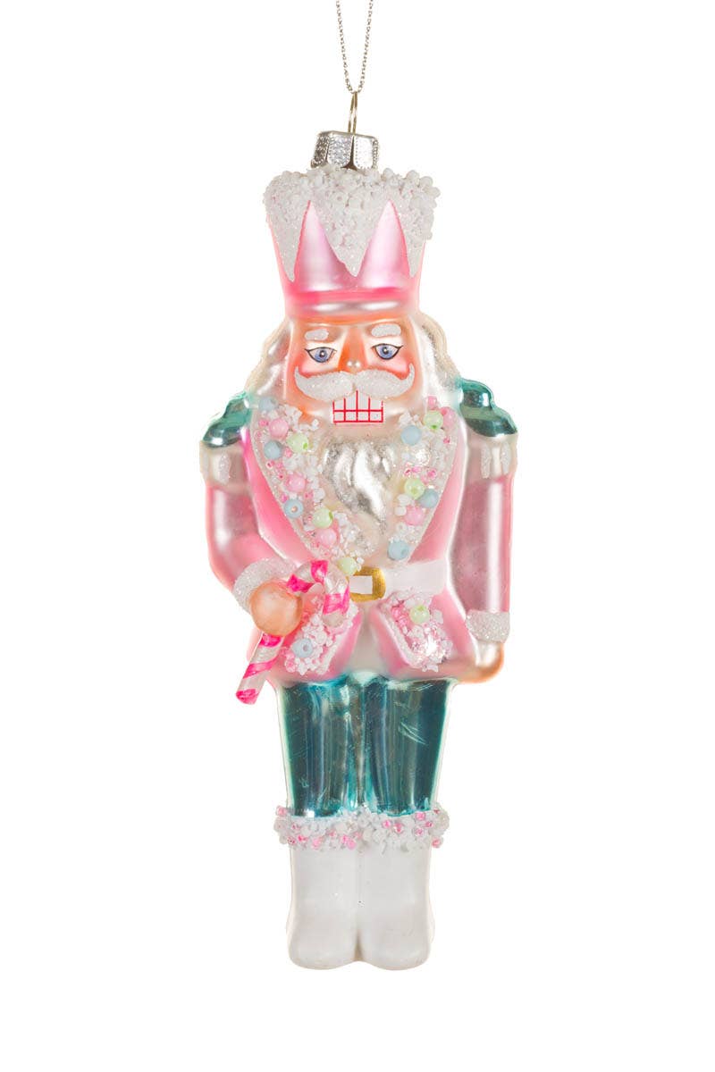 Starlight Collection - Wholesale Ornament - NEW-Silver Candyman Nutcracker Ornament0
