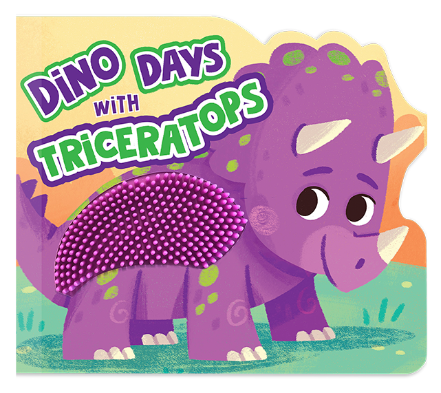 Little Hippo Books - Wholesale Baby & Toddler Book (0-2) - Dino Days with Triceratops0