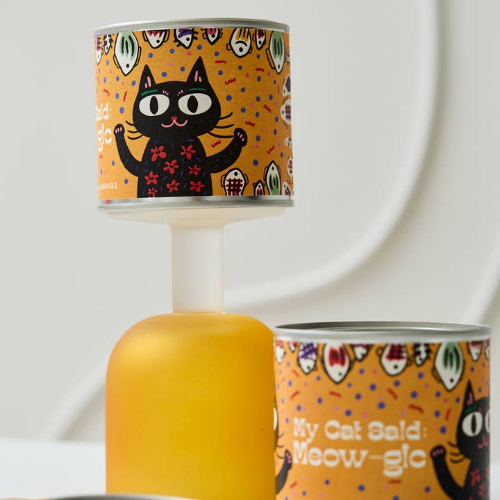 Bodi Candle – wholesale Burkljus – Mjau-gisk Charm | Mjau Mjau Planet | Gul