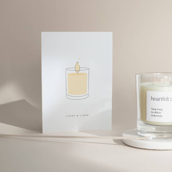 heartfelt paper & co - Wholesale Love Card - “Light & Love” card2