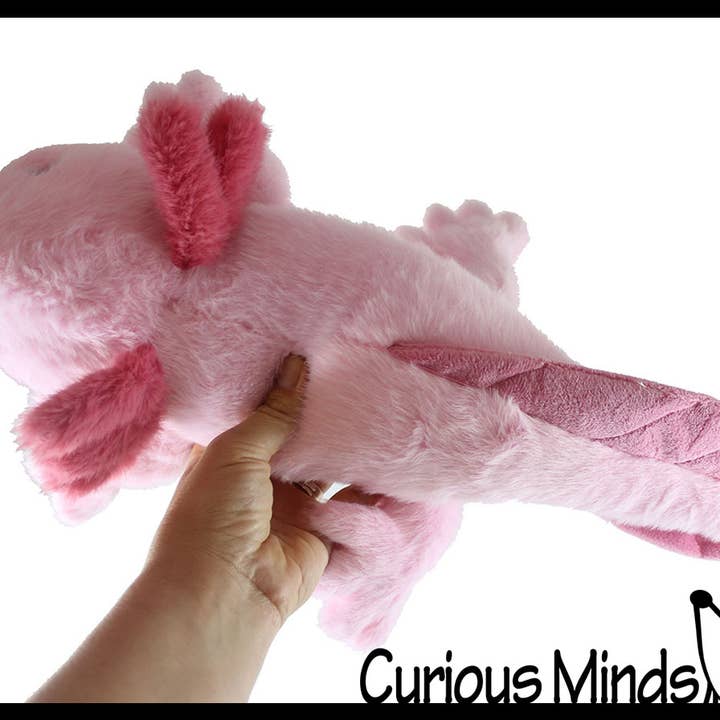 Curious Minds Toys - Wholesale Stuffed/Plush Toy - Kids & Baby - Axolotl Realistic Earth Safe Cute Large Long Plush Stuffed A8
