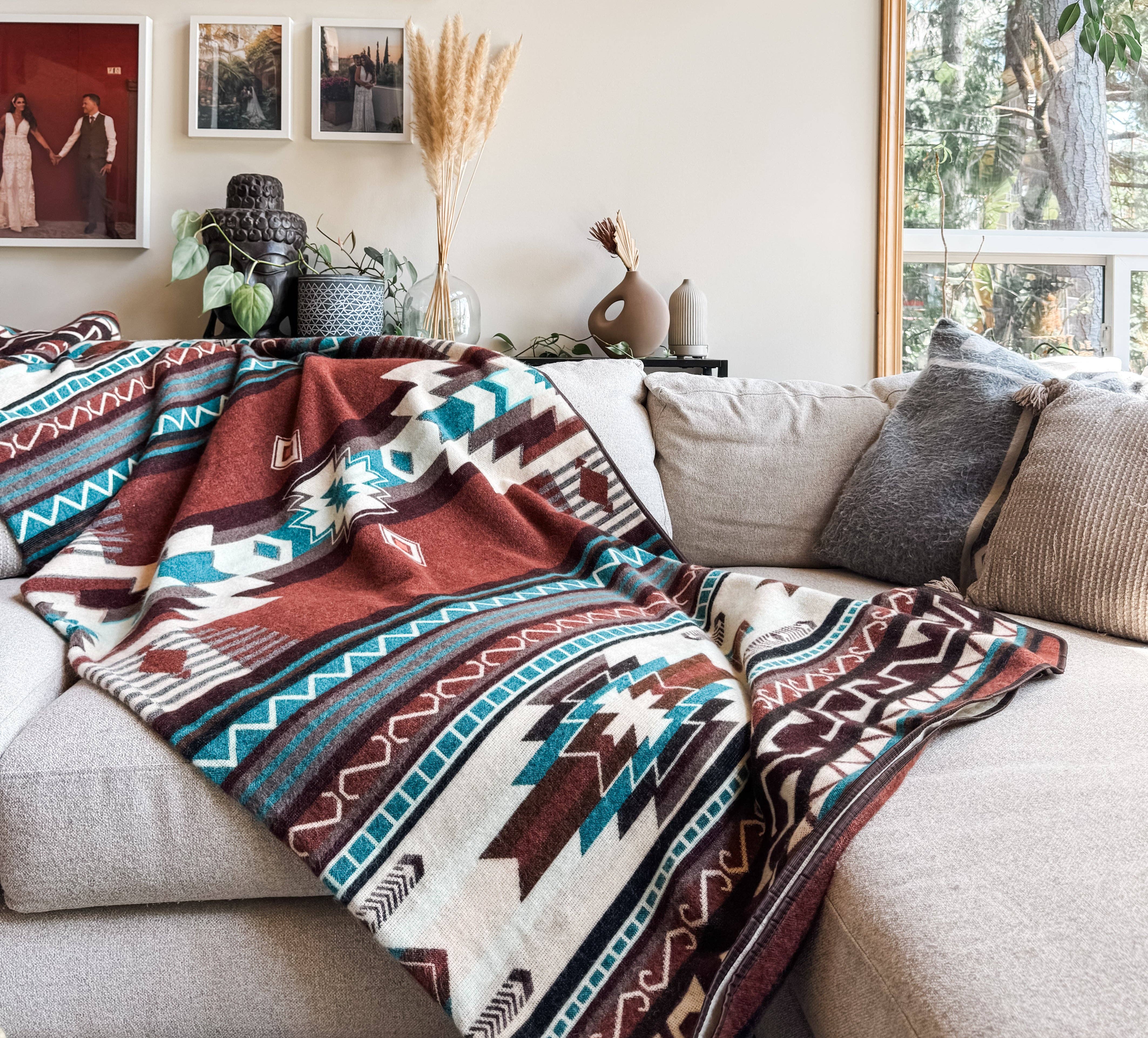 Wylde Brigade – wholesale Throw blanket – Cotopaxi Aztec Reversible Blanket6