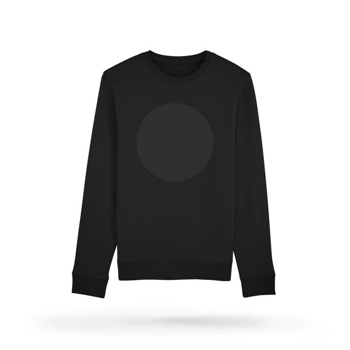 sweatshirt reflector black organic blended cotton for wholesale by March