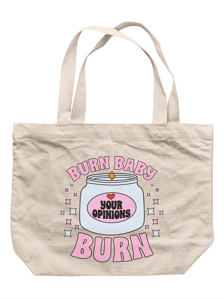 Sac fourre-tout Burn Baby Burn pour la vente par Hectic Rebellion