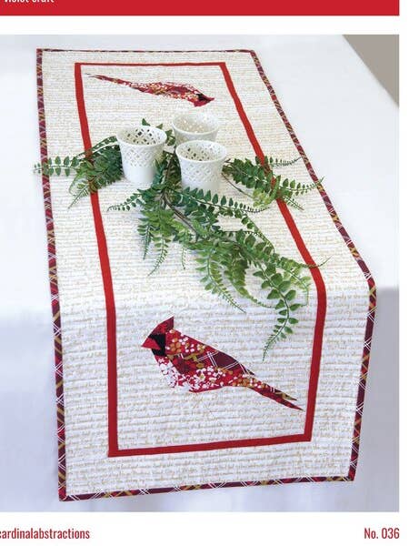 VC036 The Cardinal Abstractions Table Runner for wholesale by Violet Craft