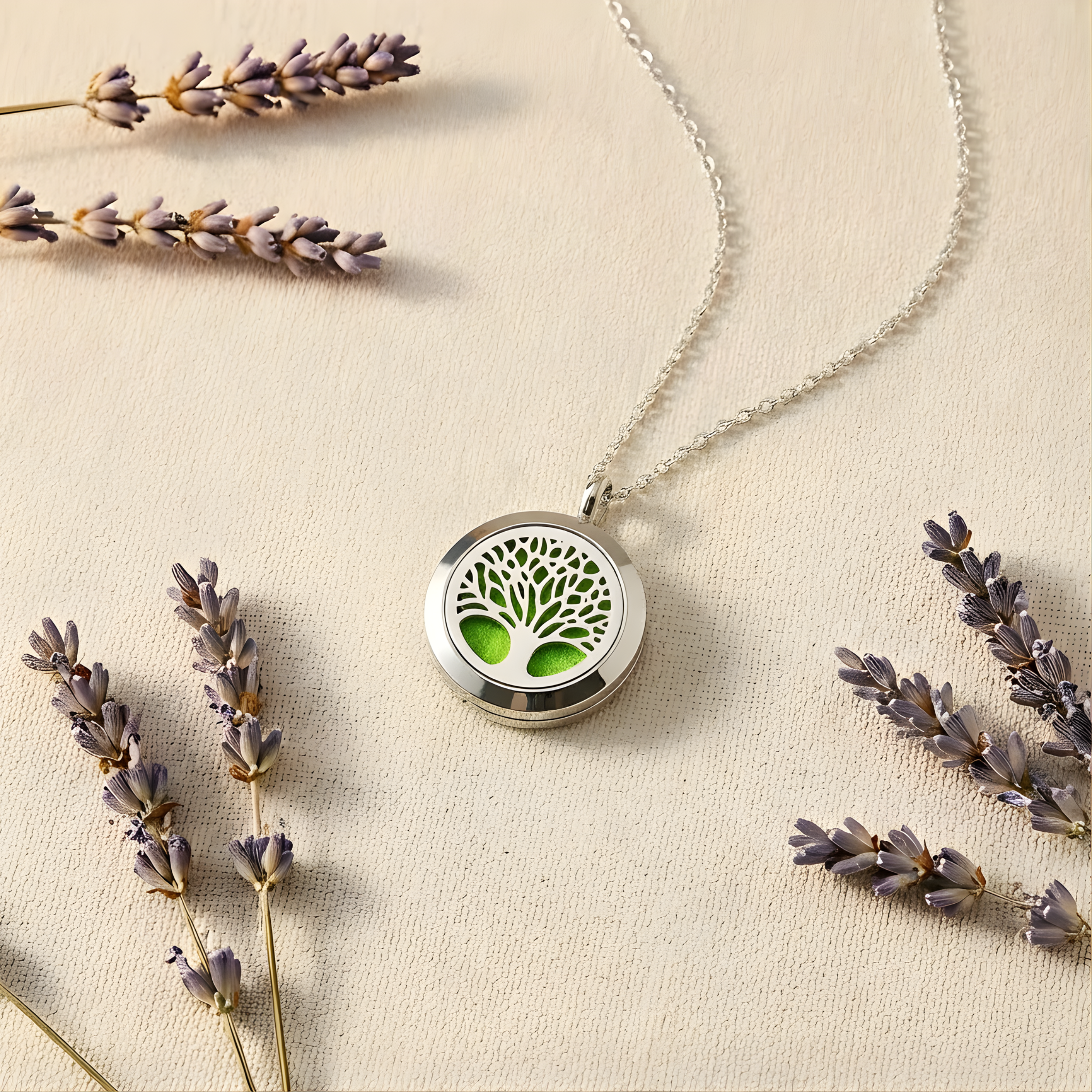 Matrix Aromatherapy - Wholesale Aromatherapy Necklace - Tree of Life Essential Oil Diffuser Necklace - Mini1