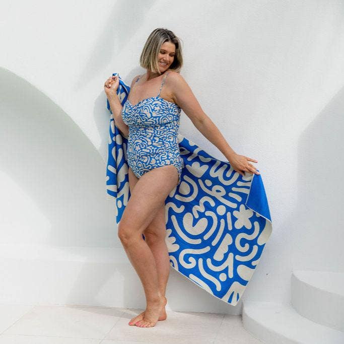 Beach Towel - Mykonos for wholesale on Faire1