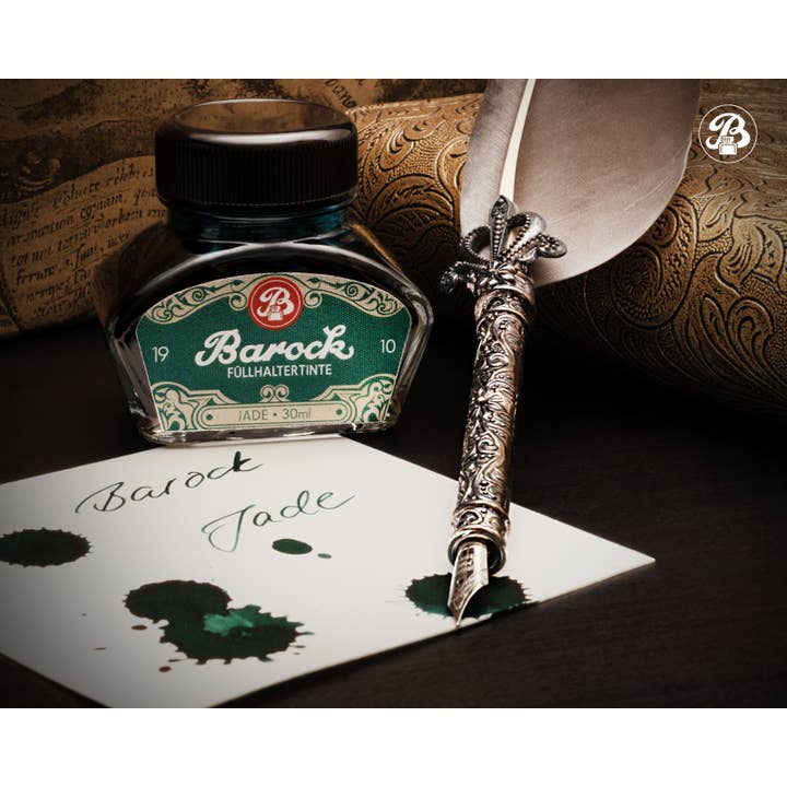 Octopus Concept GmbH – Großhandel Schreibtinte – Barock 1910 Schreibtinte Jade 30 ml5