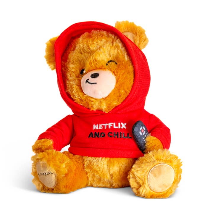 Punchkins - Wholesale Stuffed/Plush Toy - Kids & Baby - "Netflix & Chill" Teddy Bears Plush Soft Toy Gift
