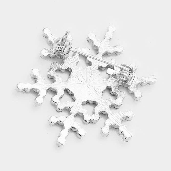 Sensibling Corp. - Wholesale Brooch - Rhinestone Snowflake Pin Brooch5