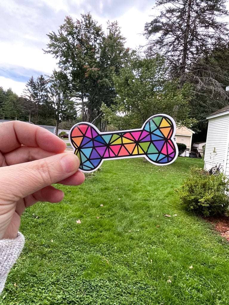 Stone Donut Design, LLC – Großhandel Aufkleber – Edelstein Hundeknochen Vinylaufkleber4