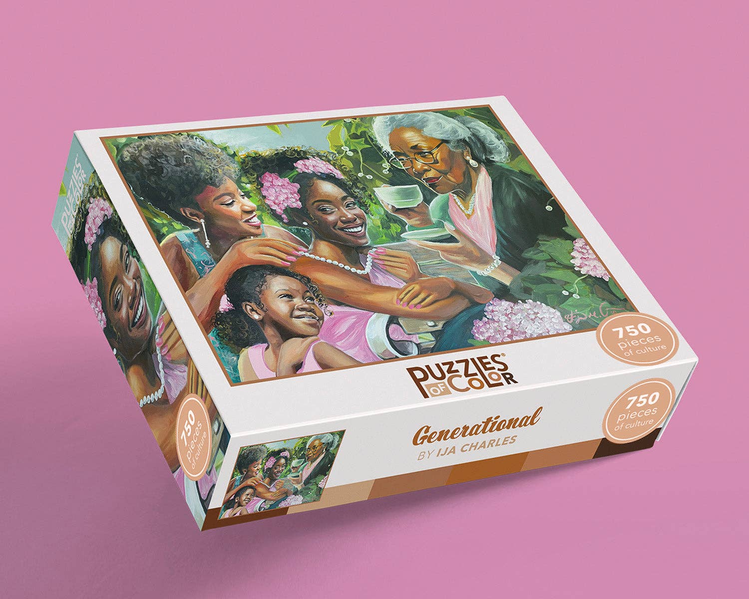 Puzzles of Color - Wholesale Puzzle - Adult - "Generational" by Ija Charles