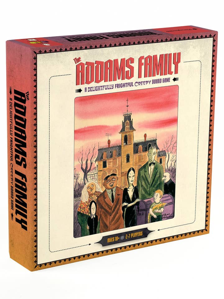 The Addams Family: Et Dejligt Skræmmende Uhyggeligt Brætspil for engroshandel hos Pomegranate