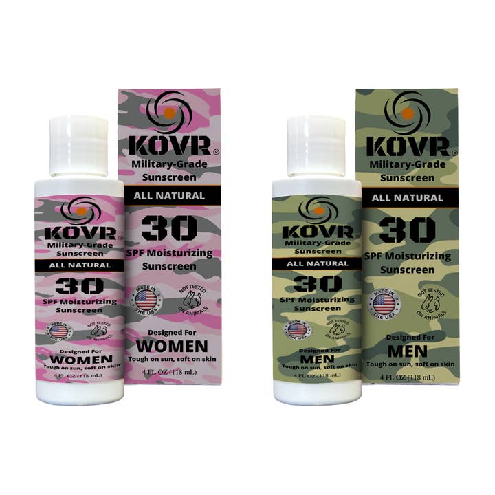 Kovr Sunscreen - Wholesale Sunscreen - KOVR All Natural Military-Grade Sunscreen Combo Pack