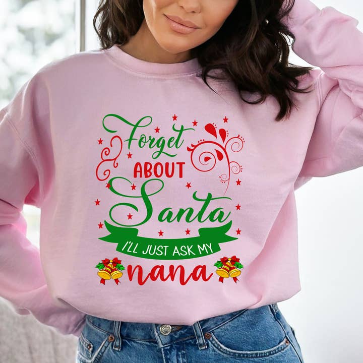 LA Shirt Company - Wholesale Graphic Sweatshirt - Women's - Forget About Santa - Sweatshirt & Hoodie
