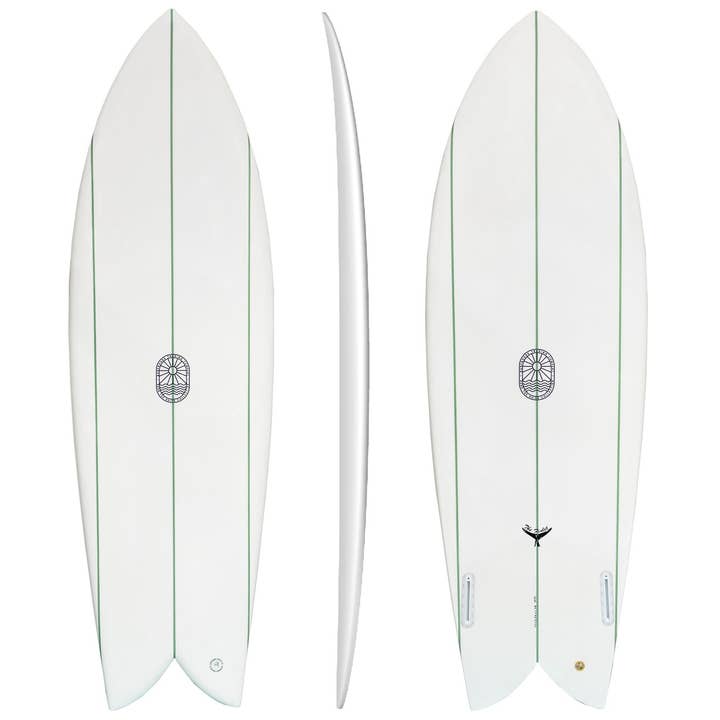 The Finlet Twin Fish - Military Triple EPS for wholesale by Surfboard Trading Co.