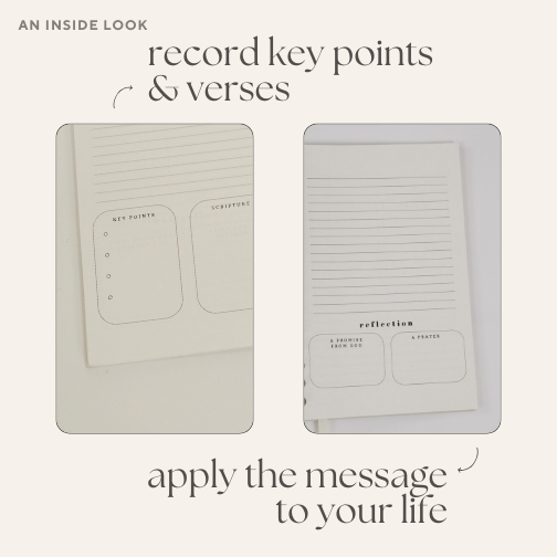 Steadfast and Sustained - Wholesale Journal/Diary - Church Notes Journal - Extended Edition - Spiral, Light Green Leatherette5