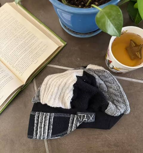 Jax Upcycled – Gorro - Unissexo por atacado – Escolha o Boné Newsboy de Camisola Reciclada Color Way9