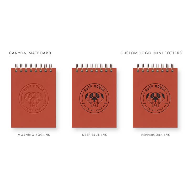 Ruff House Print Shop - Wholesale Notebook - Custom : Logo Mini Jotter Notebook