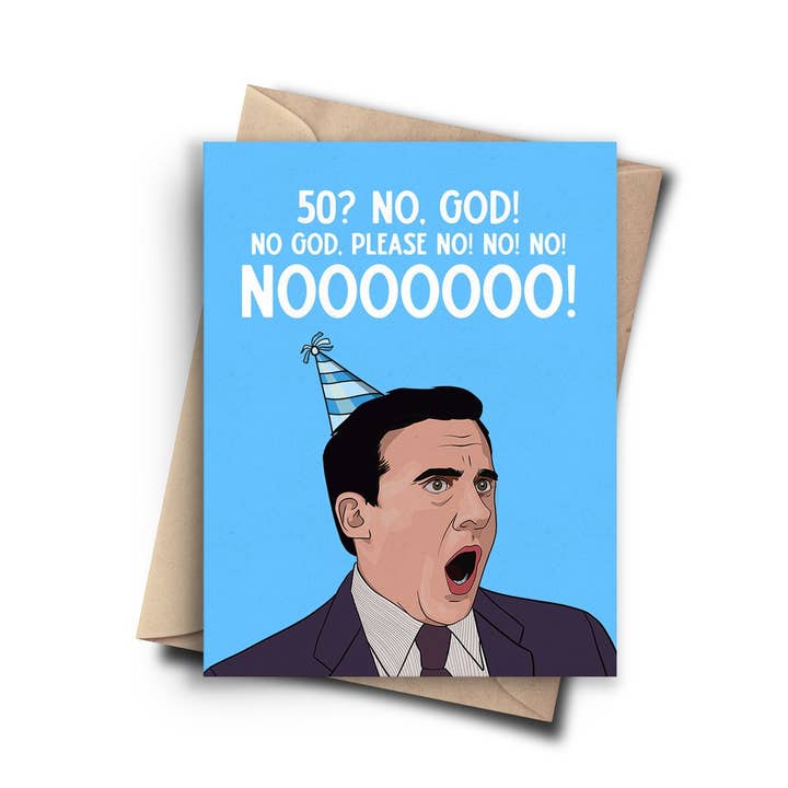 Pop Cult Paper - Wholesale Birthday Card - Funny 50th Birthday Card