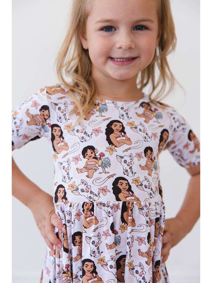 Blush Lotus - Wholesale Dress - Kids - Wayfinder - Ruffle Dress3