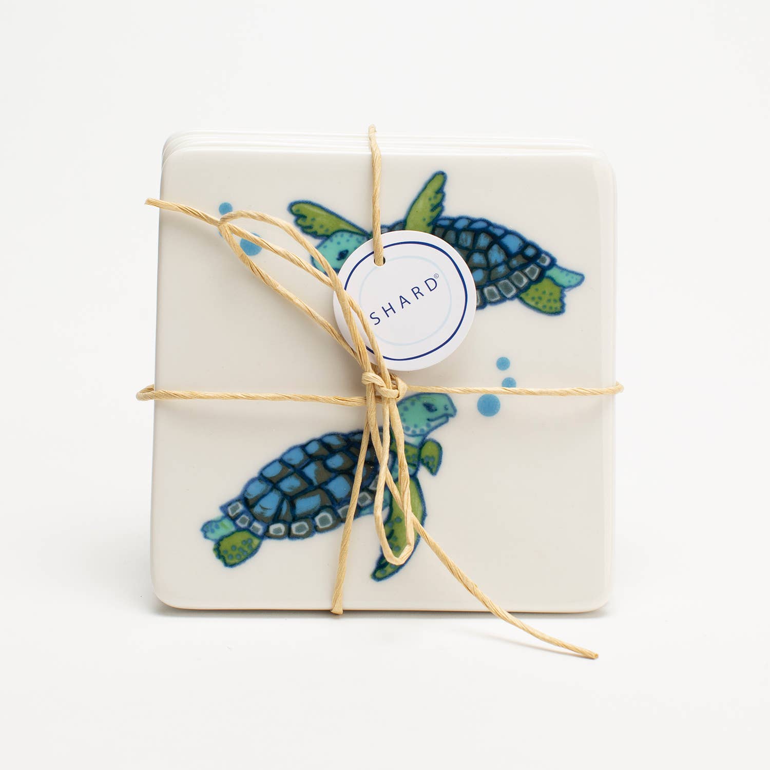 Shard at Home - Wholesale Onderzetters - Turtles 4-delige onderzetterset