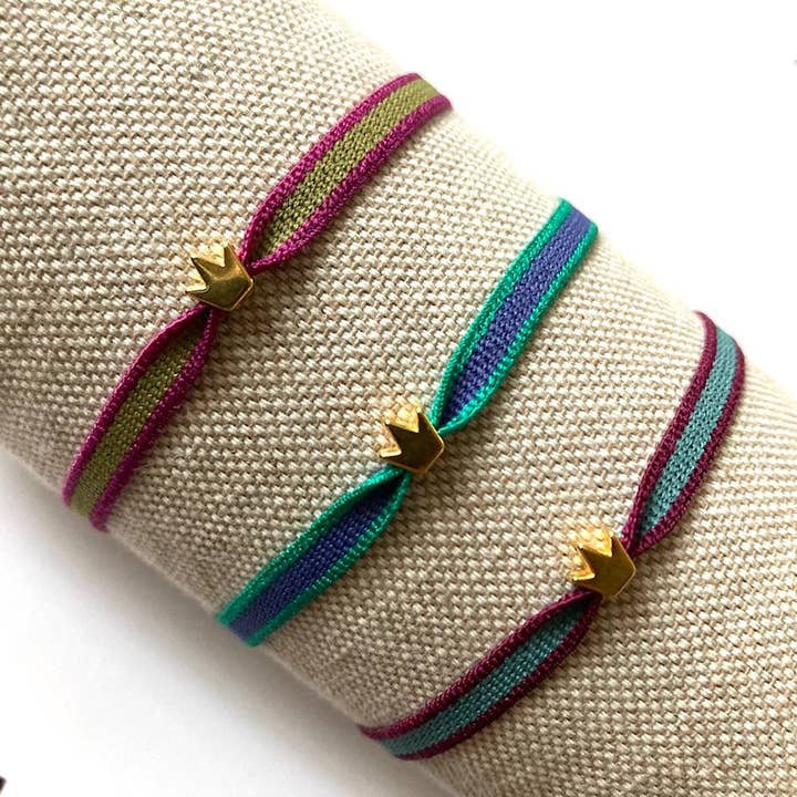The lucky crown - elastic ribbon bracelet and other Purchase Wholesale cierres pulseras. Free Returns & Net 60 Terms on Faire trending on Faire.